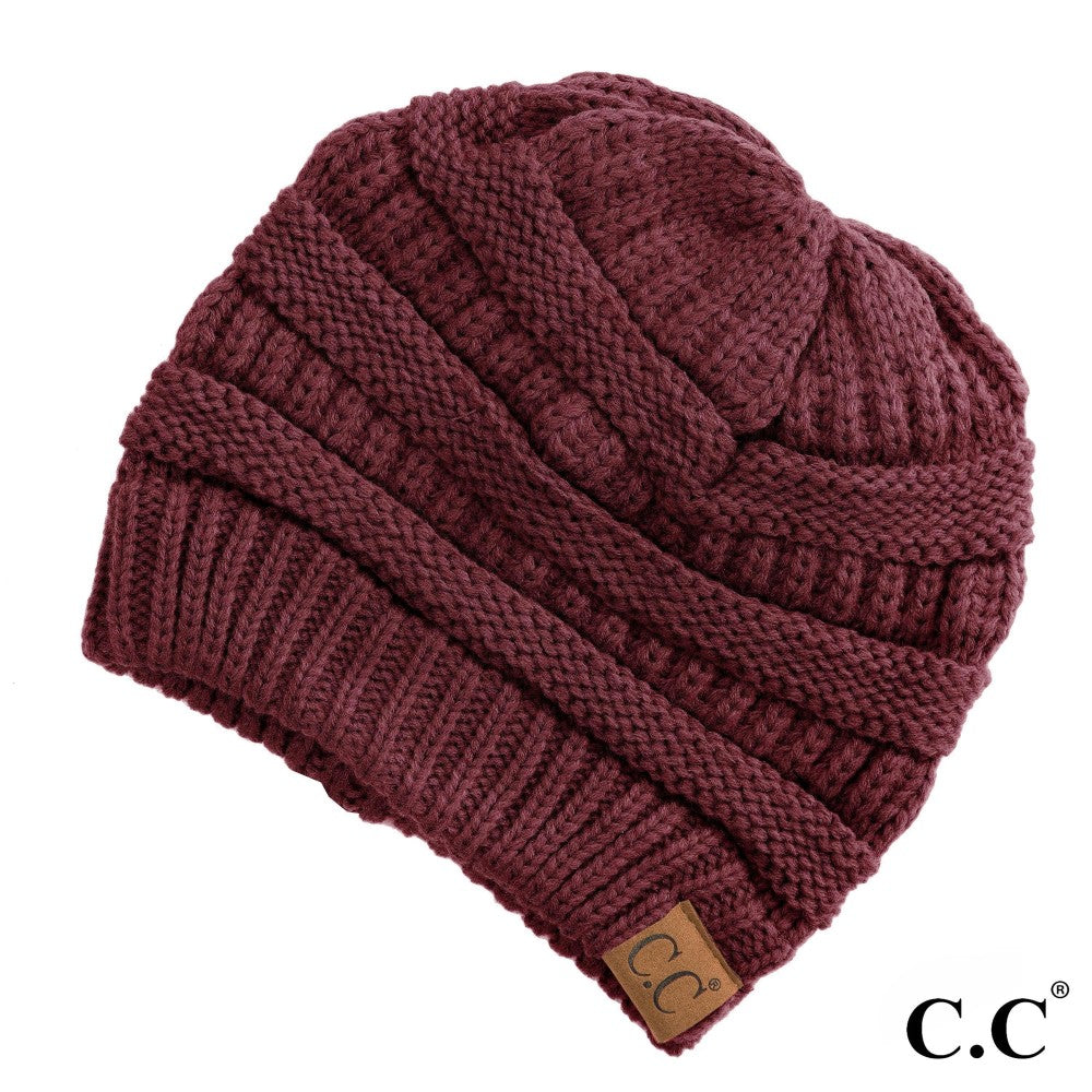 CC Beanie Hat  C.C Knit Beanie – Sweet Lemon Boutique